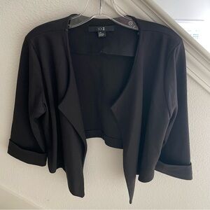 Forever 21 Black Cropped Cardigan size L